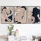 Woman abstract posters of 3 on the wall, easy to download 4