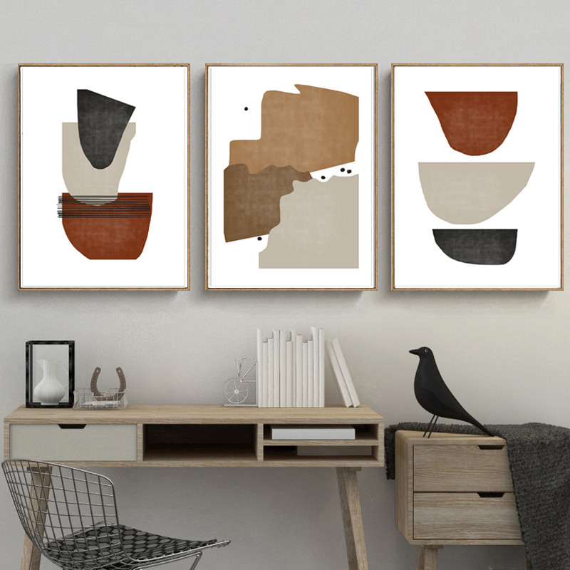 3 posters that can be downloaded in brown tones 3