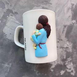 Mother's Day Gift, Mom mug, Personalized Mug, new mum gift box, newborn present.