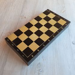 Carbolite chess board vintage - Soviet old folding chess box hard