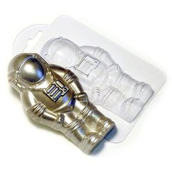 Astronaut mold, plastic mold, soap mold, bath bomb mold, wax mold, cosmic mold, spaceman mold, cosmonaut mold