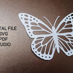 Design 3d Butterfly template SVG PDF STUDIO