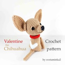 Crochet Dog Pattern Chihuahua Crochet Pattern Amigurumi Dog