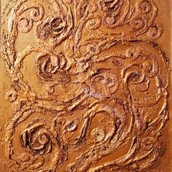 tree happines interior big painting abstract art original impasto svinar oksana
