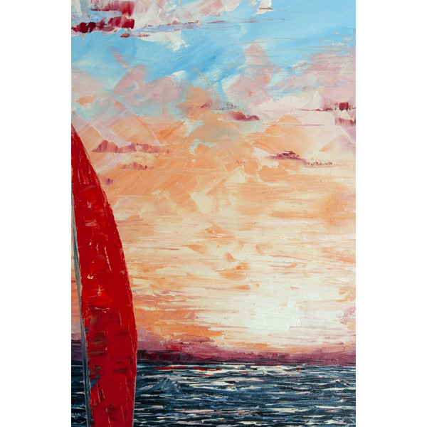 yacht-sailboat-sea-painting-interior-red-boat-expressionism-Oil-painting-Fine-Art-Modern-Paintings-sunset-MikePhil-sea-oil-painting-2.jpg