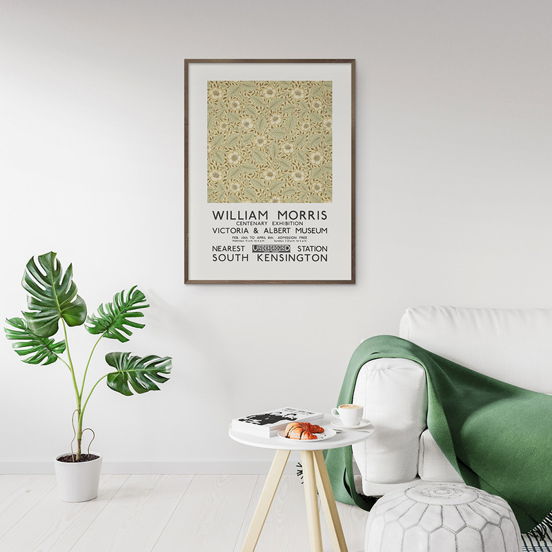 William Morris print in scandinavian decor.jpg