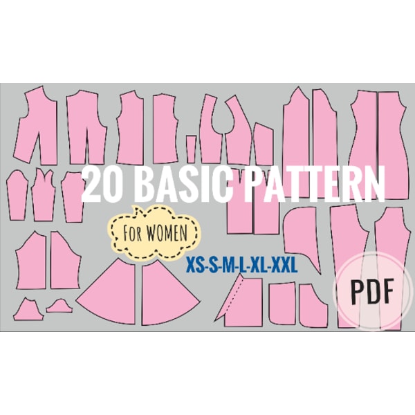 basic pdf sewing patterns for women PDF sewing patterns for - Inspire ...