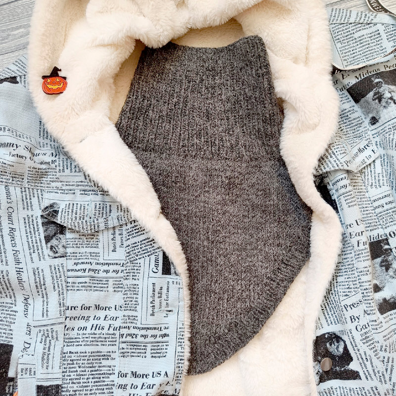 HandKnit women neckwarmer alpaca knit neckwarmer warm soft snood Christmas gift