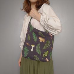 Cottagecore handbag, frog purse, mushroom purse, goblincore bag, kawaii purse, clutch, backpack, shoulder bag, purse
