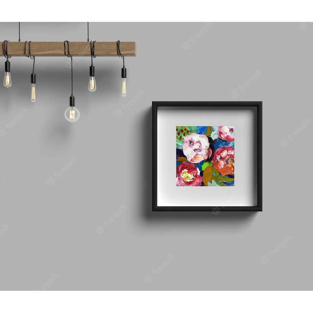 funky floral oil painting flower original art -16.jpg