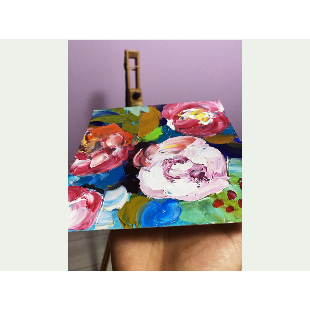 funky floral oil painting flower original art 19.jpg