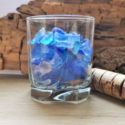 Small sea glass. 7 oz ( 200 gr) Rare genuine sea glass for you art projects.