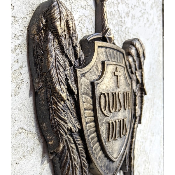Holy Shield and Sword Archangel Michael Religious gift Chr - Inspire Uplift