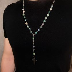 Natural Agate handmade Rosary