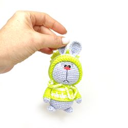 Cute stuffed plush rabbit, bunny symbol 2023