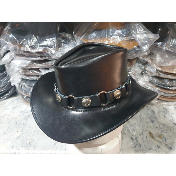 Buffalo Nickel Black Leather Cowboy Hat (3).jpg