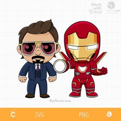 Baby Ironman SVG Superhero Svg, Baby Avenger svg, Baby Iron man svg, Tony Stark svg
