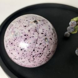 Kammererite Sphere 55 mm Crystal Ball Mineral Sphere Chlinochlore Stone Ball by UralMountainsFinds