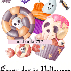 Cupcake, sweets, candies - Every day is Halloween