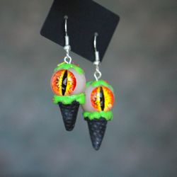 Halloween Earrings, Goth earrings, Funky earrings