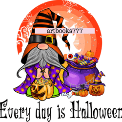 Dwarf, moon, cauldron, sweetness - Every day is Halloween