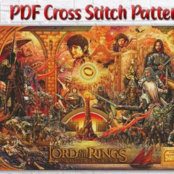 Lord Of The Rings Cross Stitch Pattern / Hobbit PDF Cross Stitch Pattern / The Return Of The King Cross Stitch Chart