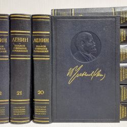Vladimir Lenin Books.Soviet Antique Books.Russian Revolution 1917