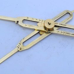 Solid Brass Proportional Divider 6 inch Survey Engineering Drafting Artist Tool