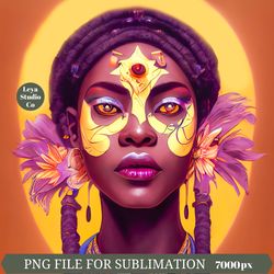 glorious png black lady illustration. african american art.black woman art.african american art.black girl art.