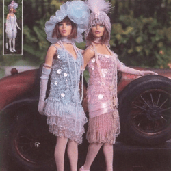 PDF Vintage Crochet Pattern / Crochet dress for Barbie dolls 11-1 / 2" / Fashion Collection