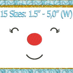 toy face embroidery design