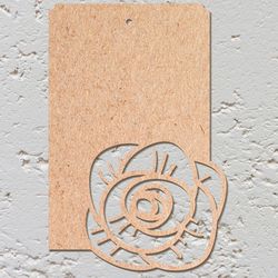 card with template roses