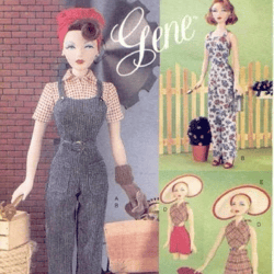 PDF Barbie Dolls 11-1/2" Vintage Sewing Pattern