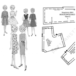 PDF Dolls 12" Vintage Sewing Pattern