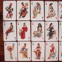 Playing cards "Sweetheart", pin-up Reprint