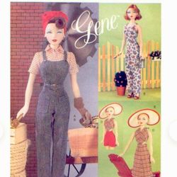 PDF Copy Vogue 7417 Patterns Clothes for Dolls 15 1\2 inch and Fashion Dolls