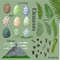 Clipart-Set-Eggs-Vulcan-Leaves