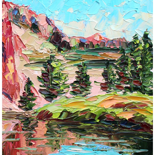 Smith Rocks Artwork Smith Rock Painting Oregon Original Art Smith Rock wall art - Inspire ...