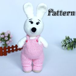 crochet toy pattern bunny stuffed animal pattern, amigurumi bunny rabbit pattern