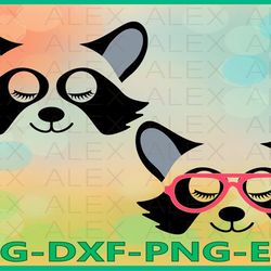 raccoon face svg, raccoon svg, animal face svg