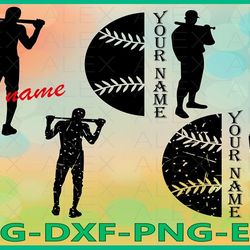 baseball svg, distressed baseball svg files, print files
