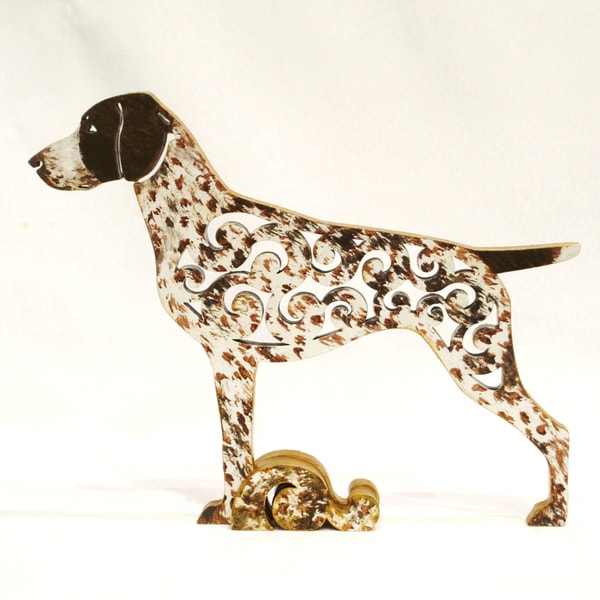 Pointer Figure Statuette german shorthaired pointer, figurine made of wood | Inspire ...