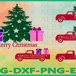 Merry Christmas SVG, Christmas Truck SVG, Christmas Svg