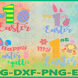 My First Easter Svg, Bunny Svg, Easter SVG, My 1st Easter