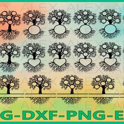 Family Tree Monogram Svg, Family Tree SVG, Tree SVG
