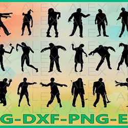 Zombies Svg, Zombie png, Zombie Clipart