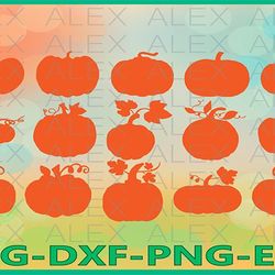 pumpkin svg, halloween svg, pumpkin silhouette