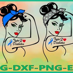 rosie svg, rosie the riveter svg, type 2 diabetes svg
