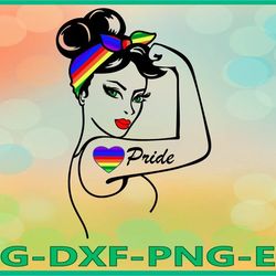 rosie svg, rosie the riveter svg, pride rosie svg