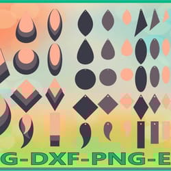 leather earrings svg, earrings svg, teardrop earrings